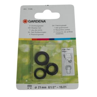 Gardena 1126-20, Wasserstrahl-Schnittdichtung, Ring, Schwarz, Gardena 900-50, 2900-20
