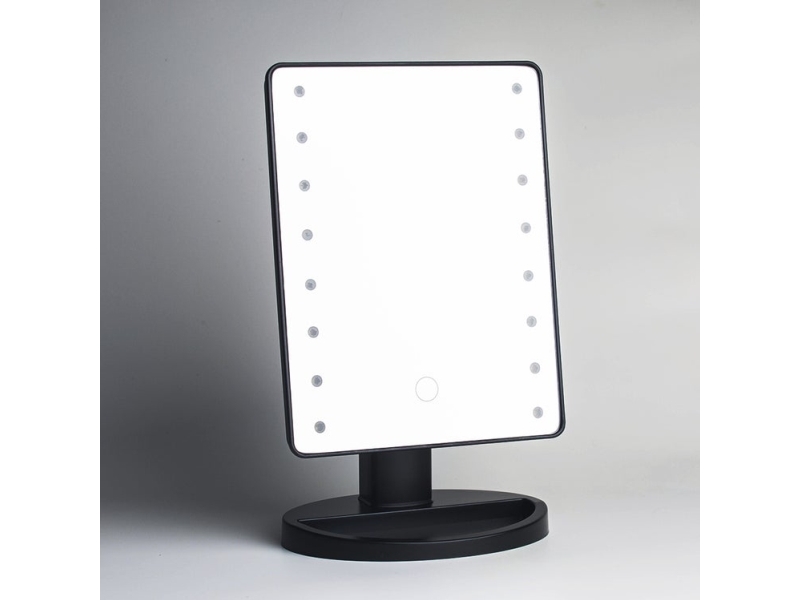Carl&Son Makeup LED Mirror, Table, 16 lamp(s), LED, Touch, USB/Battery, AA