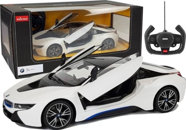 Rastar Auto R/C Bmw I8 Rastar 1:14 Biały Drzwi Automatyczne