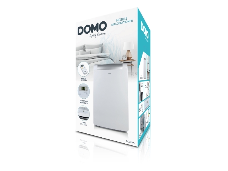 Domo Do324a, A, 1450 W, Hvid, Led, 445 Mm, 375 Mm