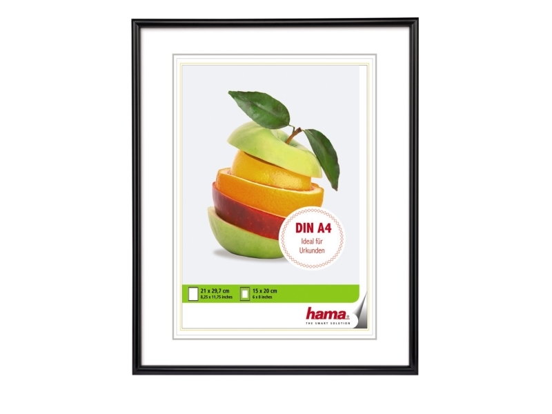 Hama 00061626, Einzelbilderrahmen, Polystyrene, Silber, 15 X 20 Cm, 210 Mm, 297 Mm