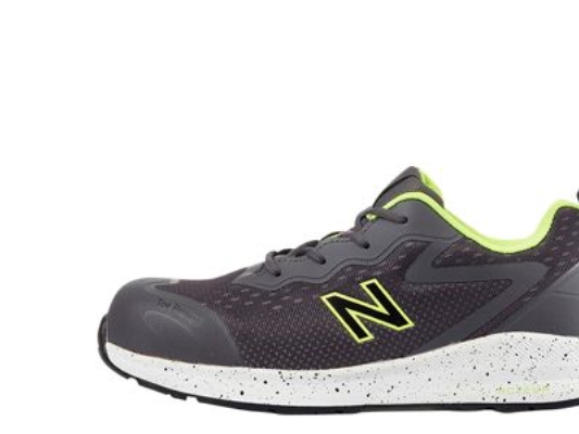New Balance Sik. Sko Str. 42.5 - Logic Grey M/Snøre, Acteva Mellemsål, Slidstærk Tekstil
