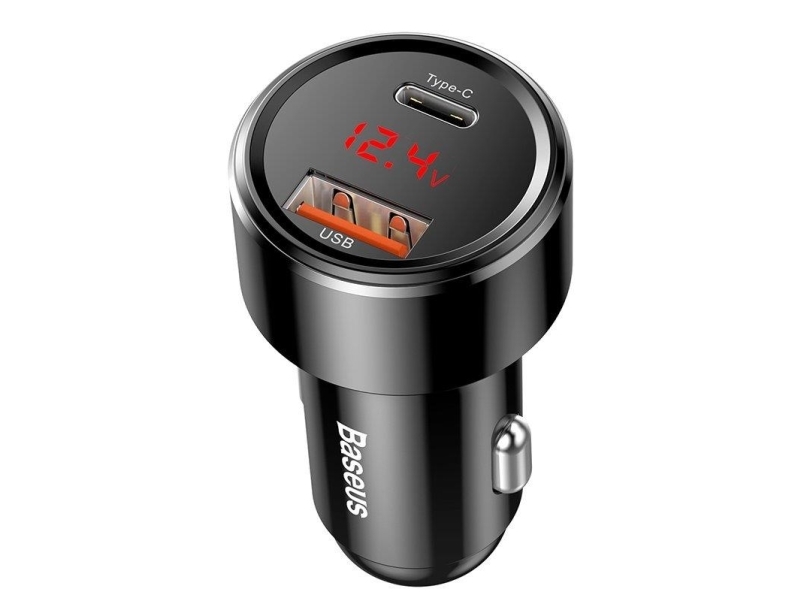 Baseus Ccmlc20c-01, Auto, Zigarettenanzünder, 20 V, Schwarz