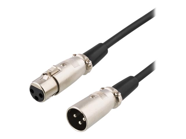 Deltaco Xlr-1150, Xlr, Stecker, Xlr, Buchse, 15 M, Schwarz