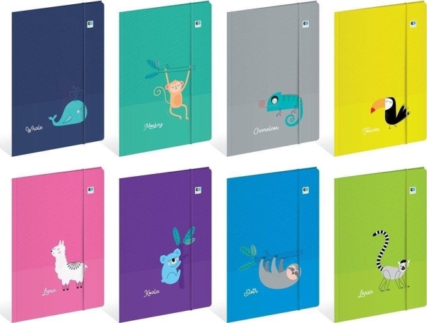 Folder With Elastic A4 + Bb Kids Tropic (10 Pcs)