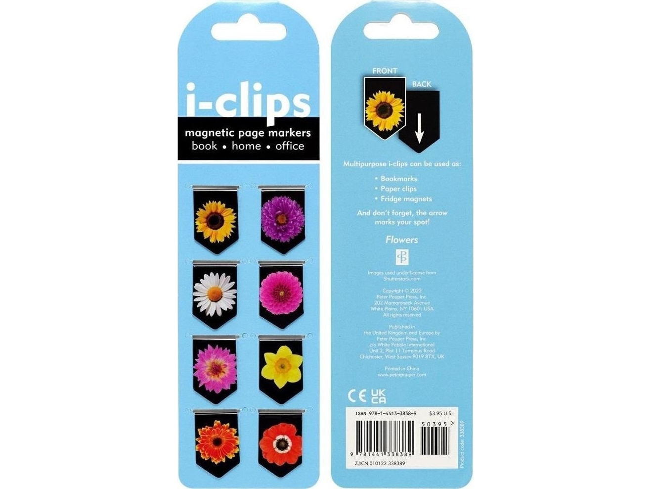 Magnetisk Bogmærke "Flowers"