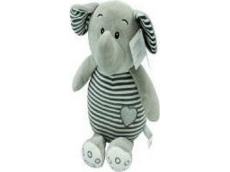 Tulilo Gestreifter Kuschel-Elefant 26Cm
