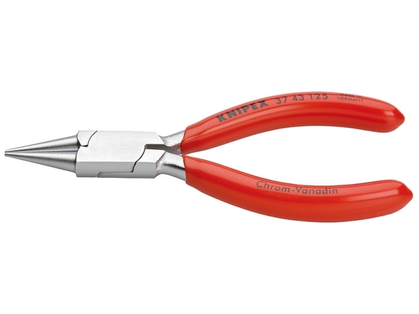 Knipex 37 43 125, Nåletang, 1,45 cm, 2,7 cm, 8 mm, Krom-vanadium-stål, Plast | Verktyg & Verkstad - Tänger - Rör- och Elektronikgriptång | GameStuff