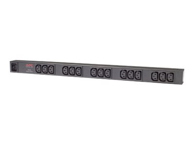 Apc Rack Pdu, Basic, Null He, 16 A, 208/230 V, (15) C13, Standard, 0U, Senkrecht, Schwarz, 15 Ac-Ausgänge, C13-Koppler
