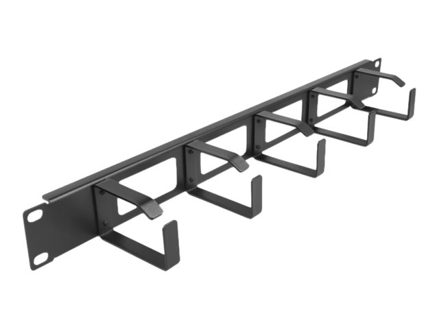 Delock - Rack-Kabel Styrepanel - Sort - 1U - 19"