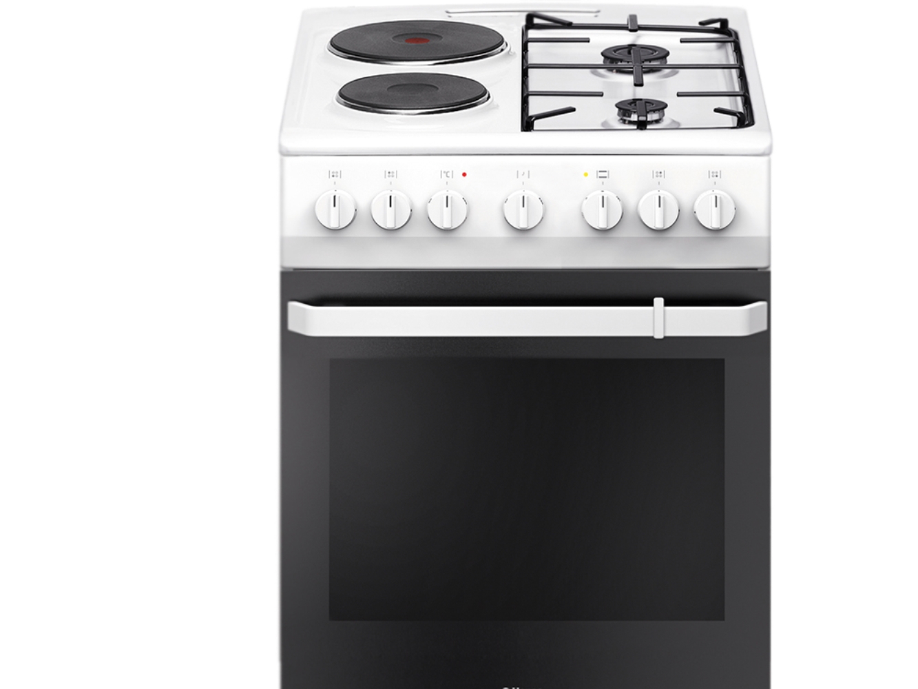 hansa 2hob/2hob/sähköuuni,50cm,valkoinen