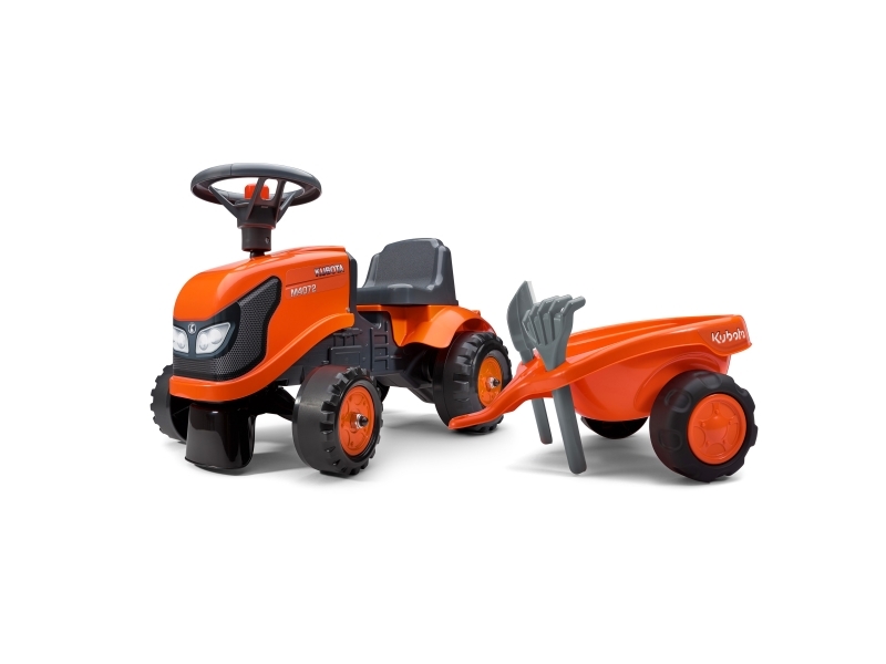 Falk 260C, 1 År, 6 Hjul, Plast, Stål, Orange, Sort