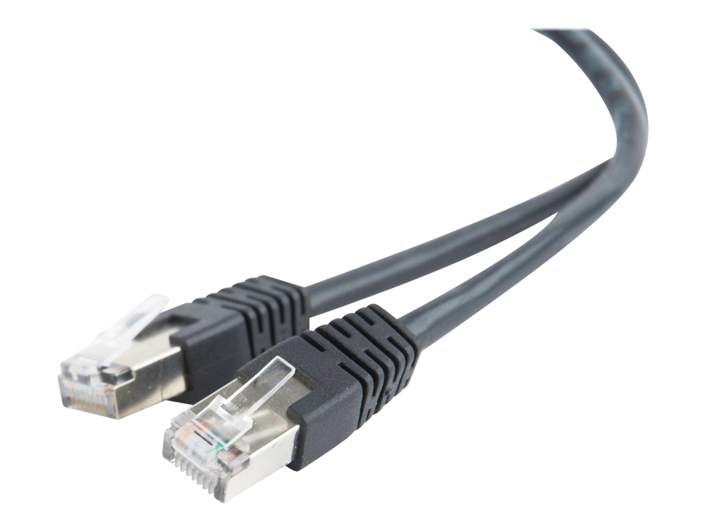 Gembird - Patchkabel - Rj-45 (Stecker) Auf Rj-45 (Stecker) - 50 Cm - Sftp - Geformt - Schwarz
