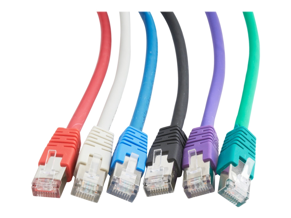 Cablexpert - Patch-kabel - RJ-45 (hane) till RJ-45 (hane) - 50 cm - SFTP - CAT 6a - halogenfri, formpressad - grå | Datortillbehör - Kablar & adaptrar - Nätverkskablar | GameStuff