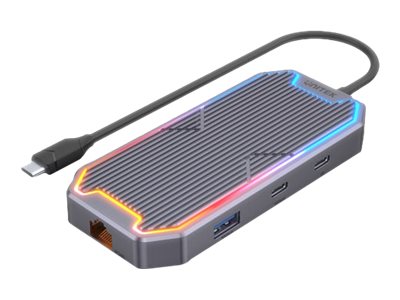 Unitek Uhub S7+ - Dockingstation - Usb-C 3.2 Gen 2 / Thunderbolt 3 - Hdmi - Gige