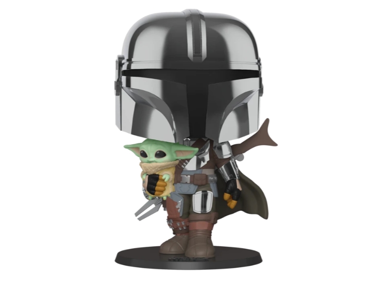 Funko Pop! Mandalorian With The Child, Sammlerfigur, Film & Tv-Serien