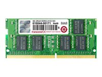 Transcend - Ddr4 - Modul - 8 Gb - So Dimm 260-Pin - 2133 Mhz / Pc4-17000 - Cl15 - 1.2 V - Ikke Bufferet - Ikke-Ecc - For Hp Elitebook 840 G3 Notebook