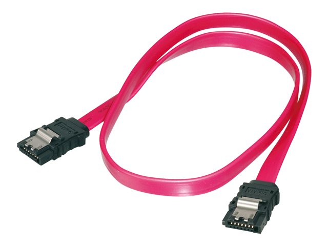 Digitus Sata Anschlusskabel, 0,3 M, Sata Iii, Sata 7-Pin, Sata 7-Pin, Weiblich/Weiblich, Rot