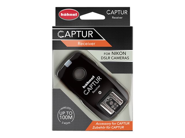 Hähnel Captur - Trådløs Blitzsynkroniseringsmodtager - For Nikon D3200, D3300, D4, D5200, D5300, D600, D610, D7100, D800, Df Coolpix P7700, P7800