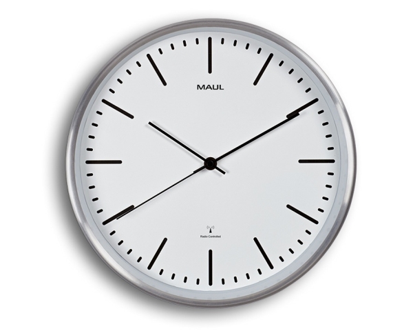Maul 9063402, Væg, Cirkel, Aluminium, Hvid, Aluminium, Glas, Klassisk