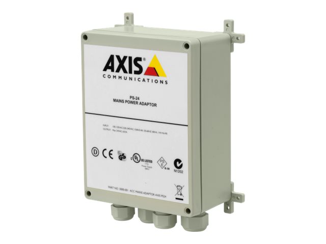 Axis Ps24 - Strømforsyningsadapter - For Axis 231D Network Dome Camera, 232D Network Dome Camera Network Dome Camera 231D, 232D
