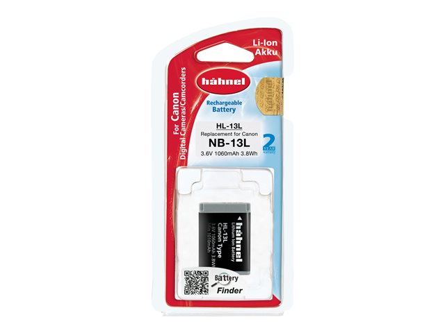 Hähnel Hl-13L - Batteri - Li-Ion - 1060 Mah - For Canon Powershot G1, G5, G7, G9, Sx620, Sx720, Sx730, Sx740