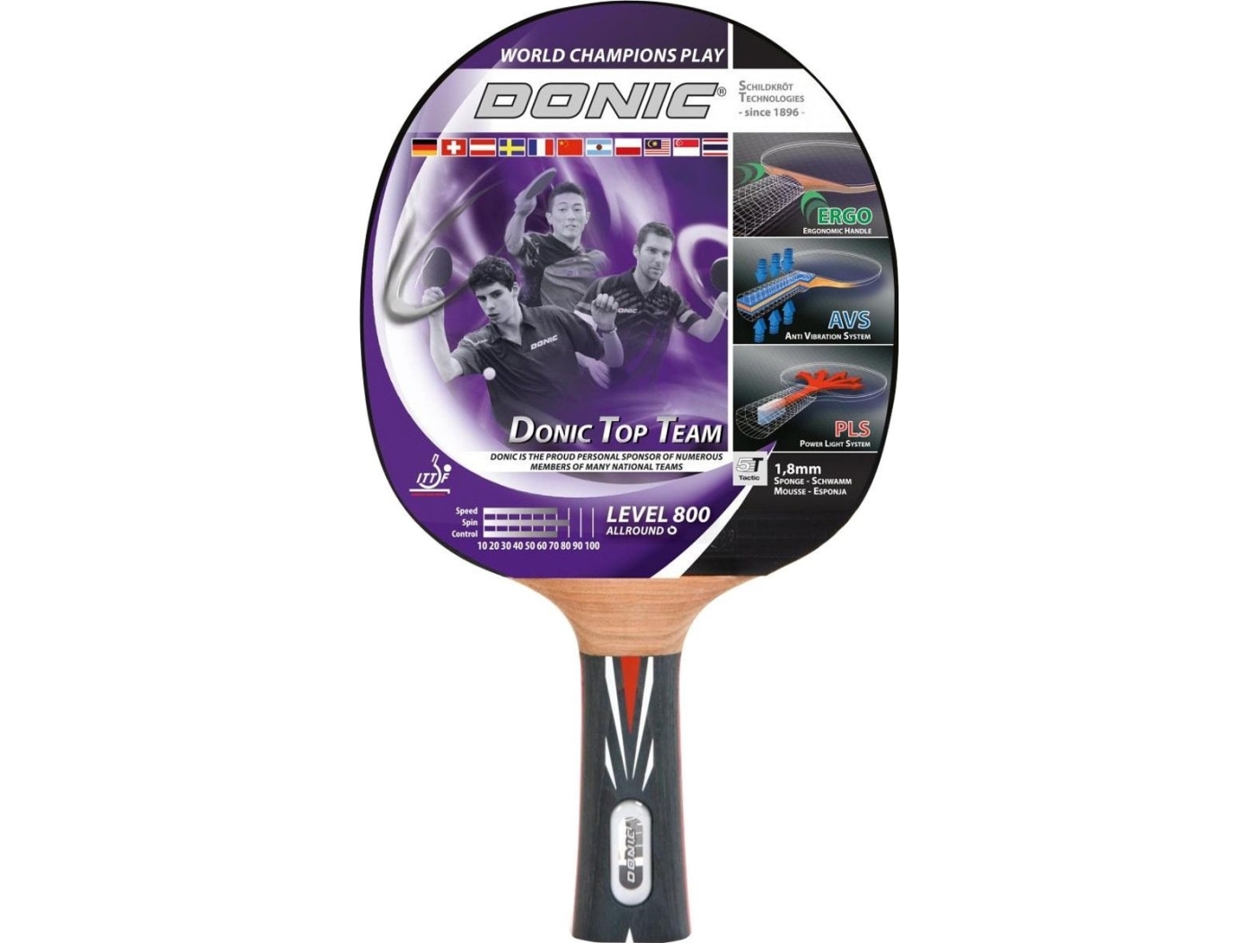 rakete do tenisa stolowego Donic Top Team 800 754198