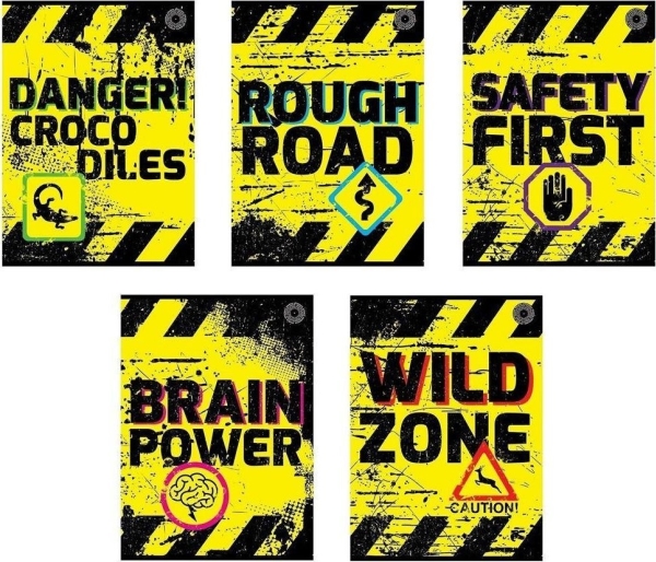 Promised Land Notebook A5/80K line Signs (10 stk.)