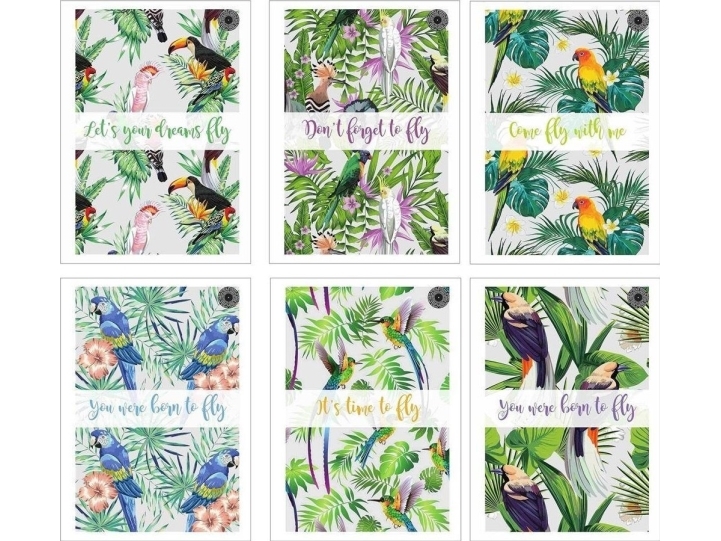 Promised Land Notebook A5/80k Line Fowl 5 Stk