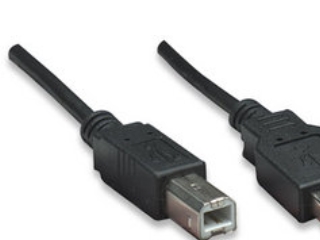 Manhattan 337779, 5 M, Usb A, Usb B, Usb 2.0, 0,48 Gbit/Sek., Sort