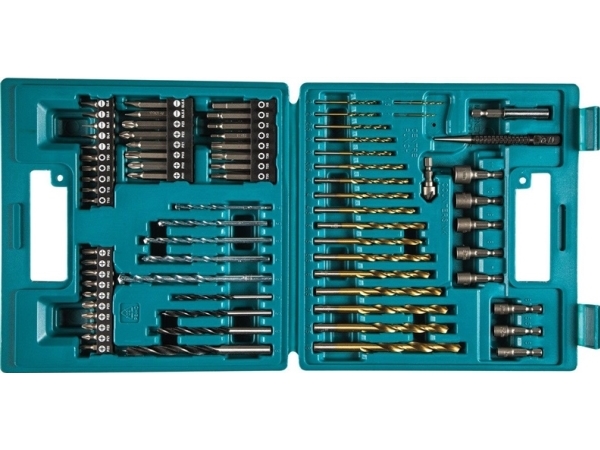 Makita bore/bits/toppesæt i kuffert - 75dele