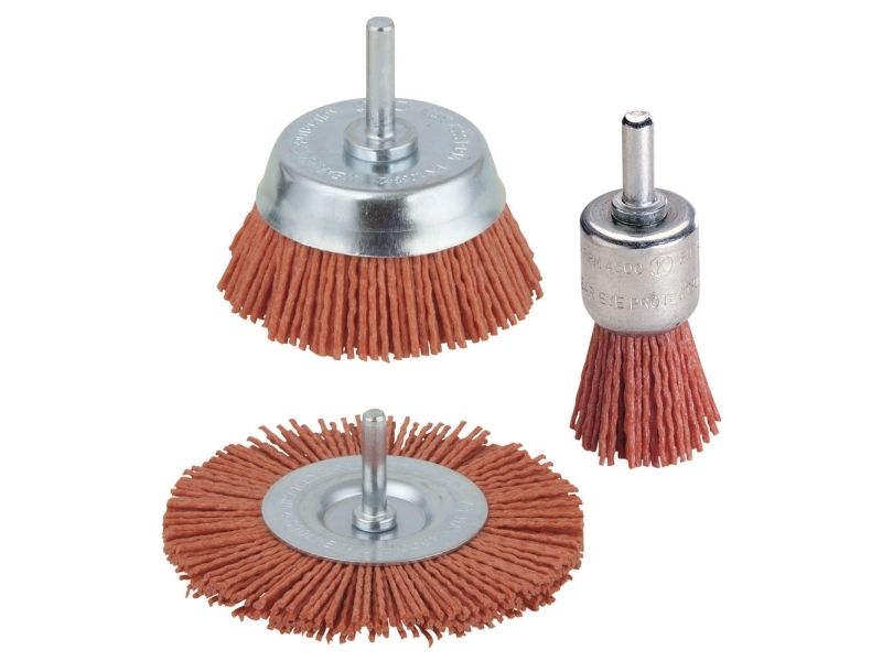 Wolfcraft Gmbh 1 Nylon-Bürsten-Set