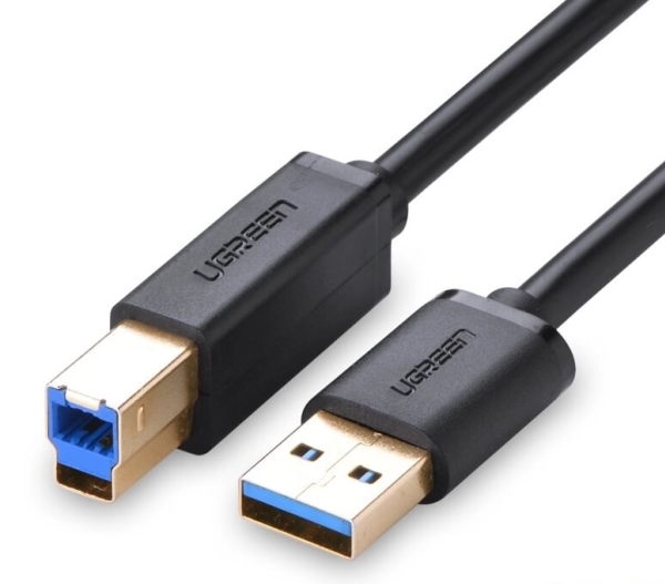 Ugreen 30753, 1 M, Usb A, Usb B, Männlich/Männlich, Schwarz