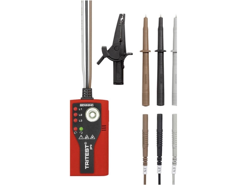 Benning Tritest Pro Drejefelt-Måleapparat Cat Iii 300 V Led