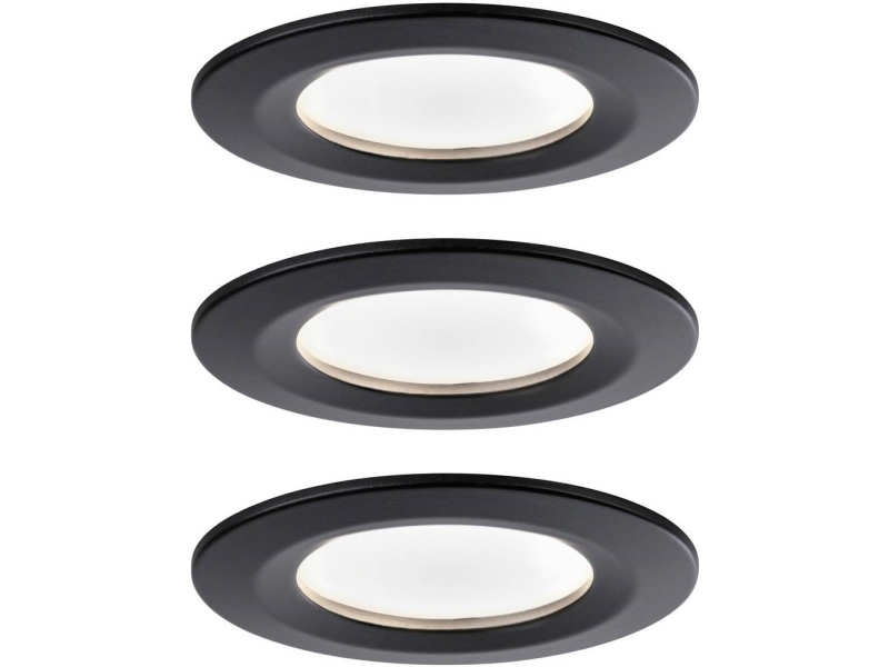 Paulmann 94473 Indbygget Lysplade Pærer Led 2700 Sort