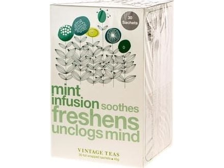 Vintage Teas Mint Infusion - 30 Arbatos Pakelių