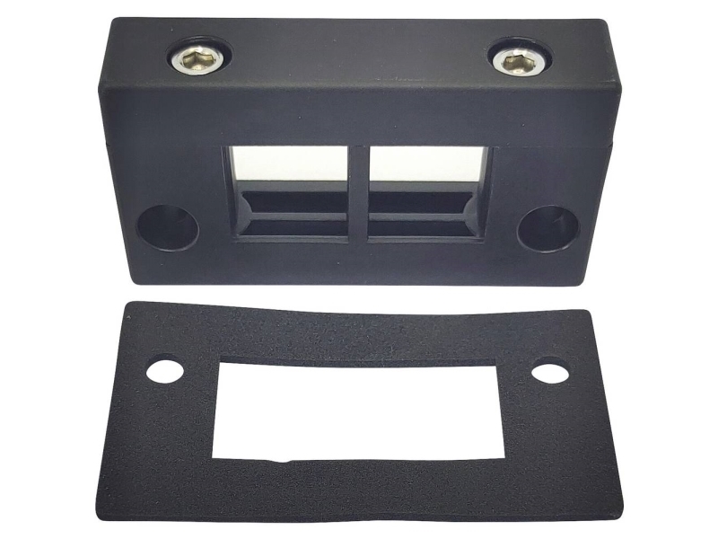 Tru Components Dvk-W2 Kabelindføringsliste Klemme-Diameter (Max.): 16 Mm Polyamid Sort 1 Stk