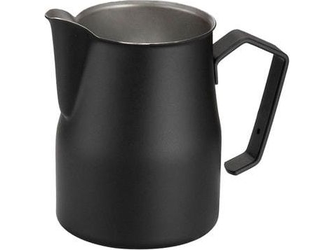 Motta 02550/00 Milchkännchen 50Cl, Edelstahl, Schwarz
