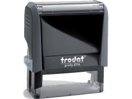 Trodat TRODATATAT 4914 64X26MM GRAY 52830 | Kontorsmaterial - Stämpel - Standard stämpel | GameStuff