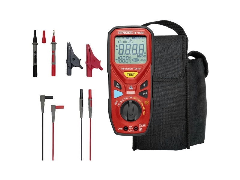 Benning It 100 Isolationsmessgerät 50 V, 100 V, 250 V, 500 V, 1000 V 20 G? (044107)