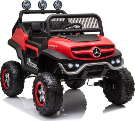 Lean Cars Mercedes Unimog S Elektrisk Suv Til Børn, Sort