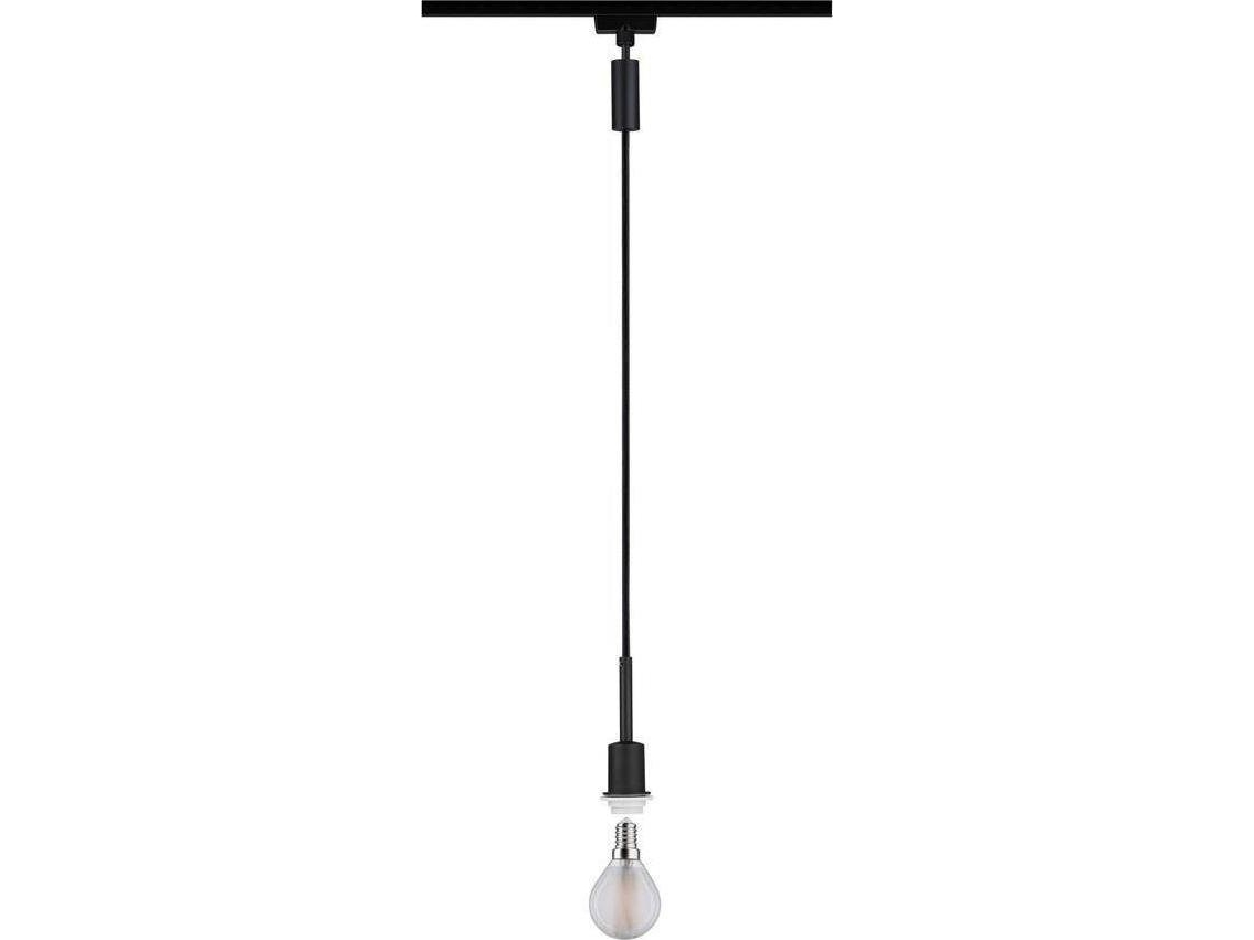 Paulmann Urail Deco System Base Pendel Max. 1X20w E14 230V Sort Mat, Tekstilflettet Kabel