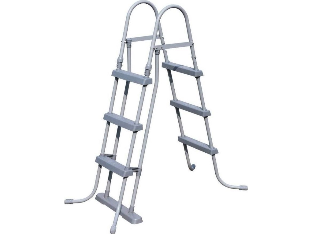 Bestway Schwimmbeckenleiter, Leiter, Blau, Weiß, Metall, Kunststoff, 1070 Mm, 8,39 Kg, Box