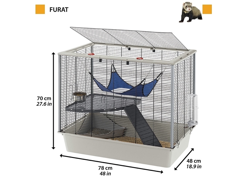 FERPLAST Furet Plus - Bur | Sällskapsdjur - Gnagare - Burar & Transport | GameStuff