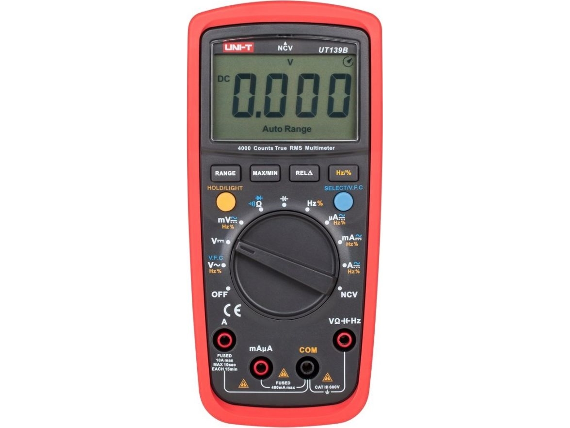 UNI-T UT139B multimeter - True RMS, auto-range