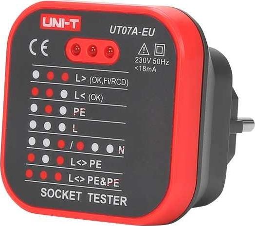Uni-T Ut07a-Eu Steckdosen-Tester