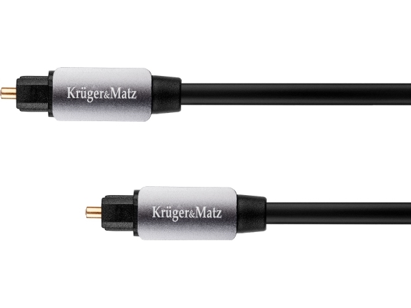 Krüger &Amp Matz Toslink - Toslink Kabel 2M Schwarz (Km0321)