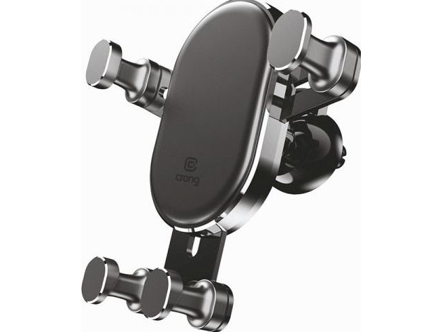 Crong Gravity Auto-Lock Car Holder - Schwerkraft Autohalterung Für 4.7"-6.5" Handy (Schwarz)