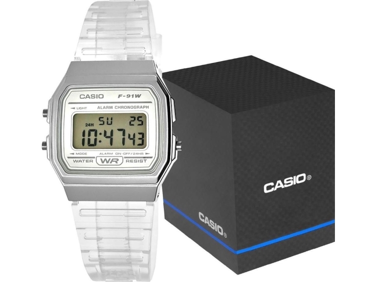 Zegarek Quartz Zegarek Damski CASIO F-91WS-7EF | Sport & Träning - Pulsklockor & Smartwatches - Pulsklockor | GameStuff