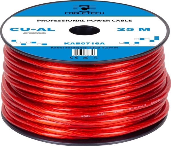 Cabletech Bilkabel 12Ga Od4,5Mm Cu+Al 25M